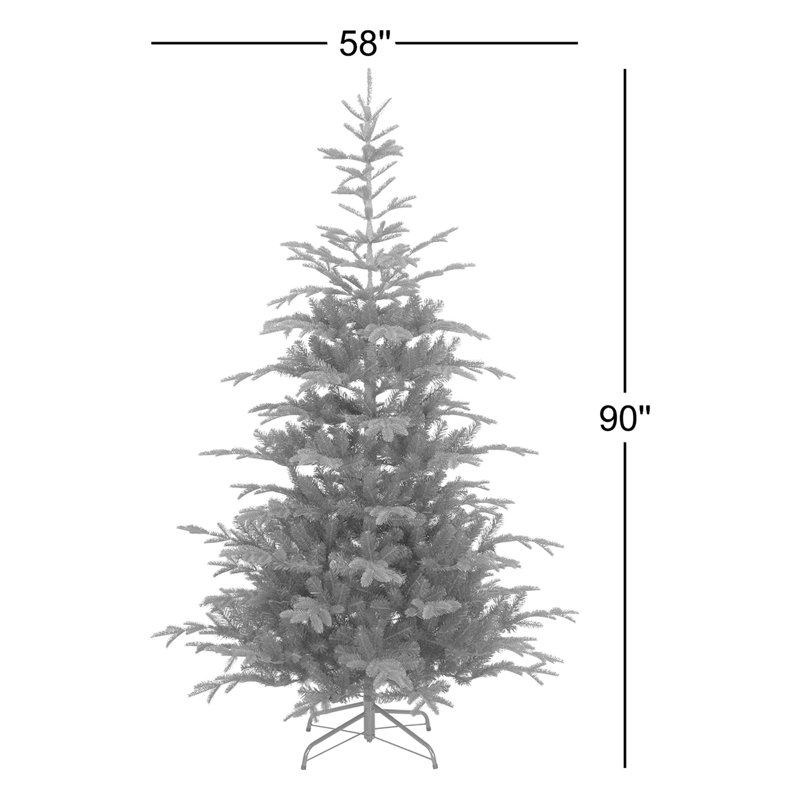 The Holiday Aisle® 7.5ft. Norwegian Spruce Tree & Reviews | Birch Lane